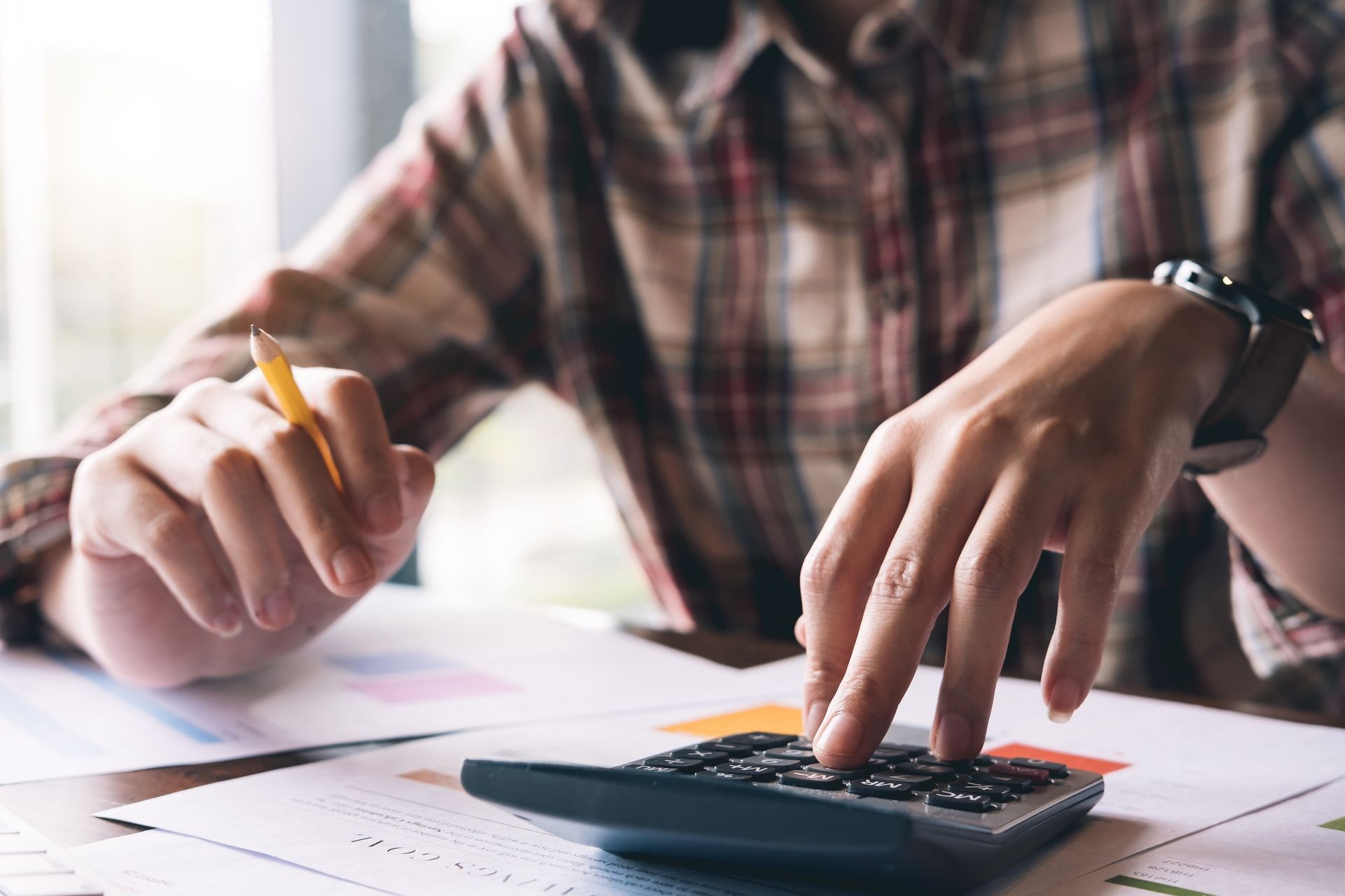 Accounting Calculating Mathematics Economic Finance Working Concept